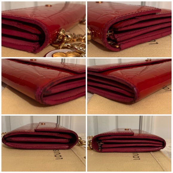 **NOT FOR SALE**Louis Vuitton Rare Dark Pink Sarah - Picture 4 of 8